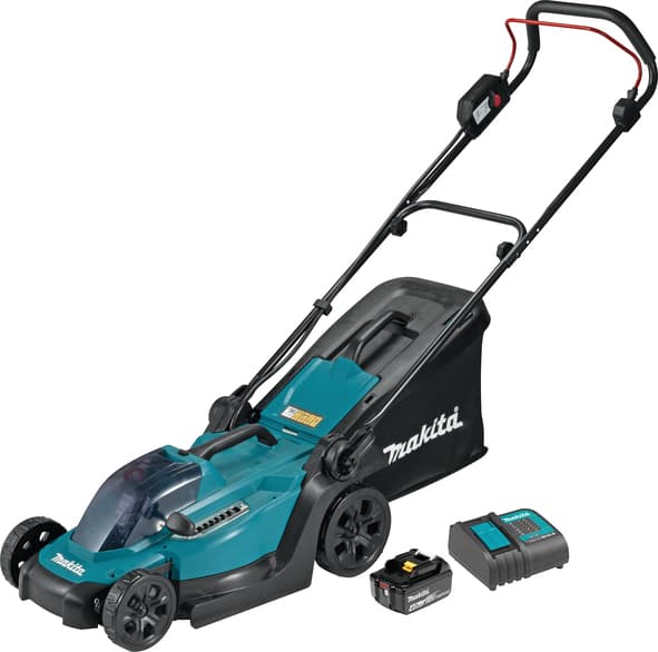 Акумуляторна газонокосарка Makita DLM330SM + 2 х BL1850B + DC18RC